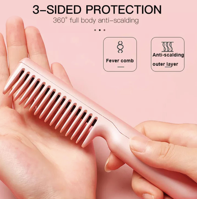 Boujeecomb™ Portable Heated Hair Styling Comb