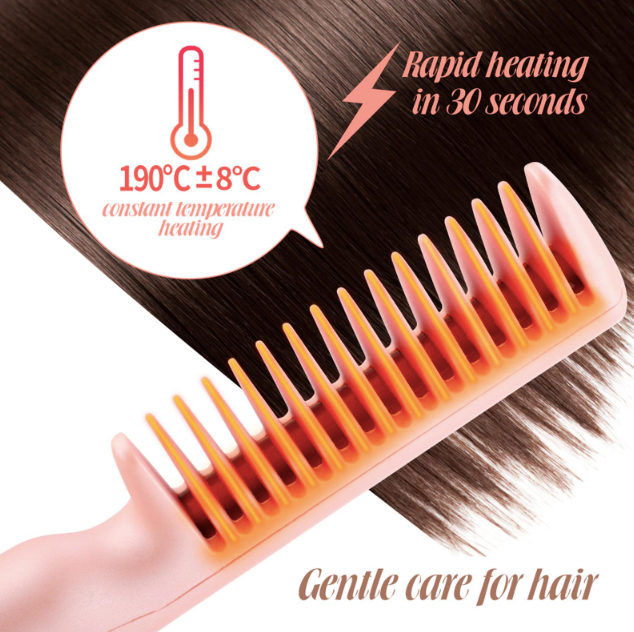 Boujeecomb™ Portable Heated Hair Styling Comb